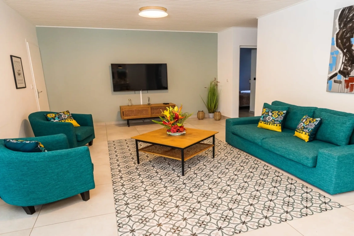 Location villa martinique 8 personnes - salon 1